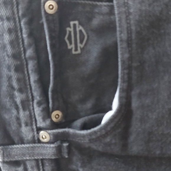 Vintage 90s harley davidson black jeans - Picture 3 of 7
